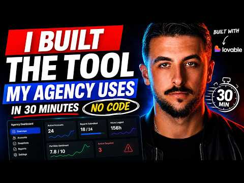 I Built Our Agency's REPORTING TOOL l in 30 MINUTES (No Code)